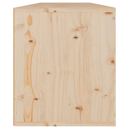 Wandkasten 2 St 60X30X35 Cm Massief Grenenhout