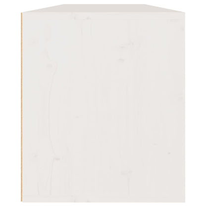 Wandkasten 60X30X35 Cm Massief Grenenhout 2 Wit