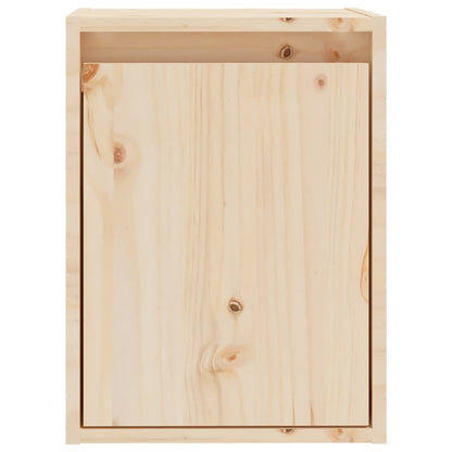 Wandkast 30X30X40 Cm Massief Grenenhout 1 Naturel