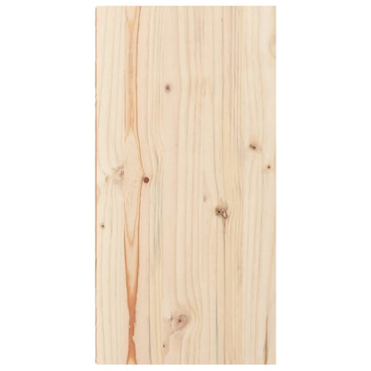 Wandkast 30x30x60 cm massief grenenhout 1 Naturel