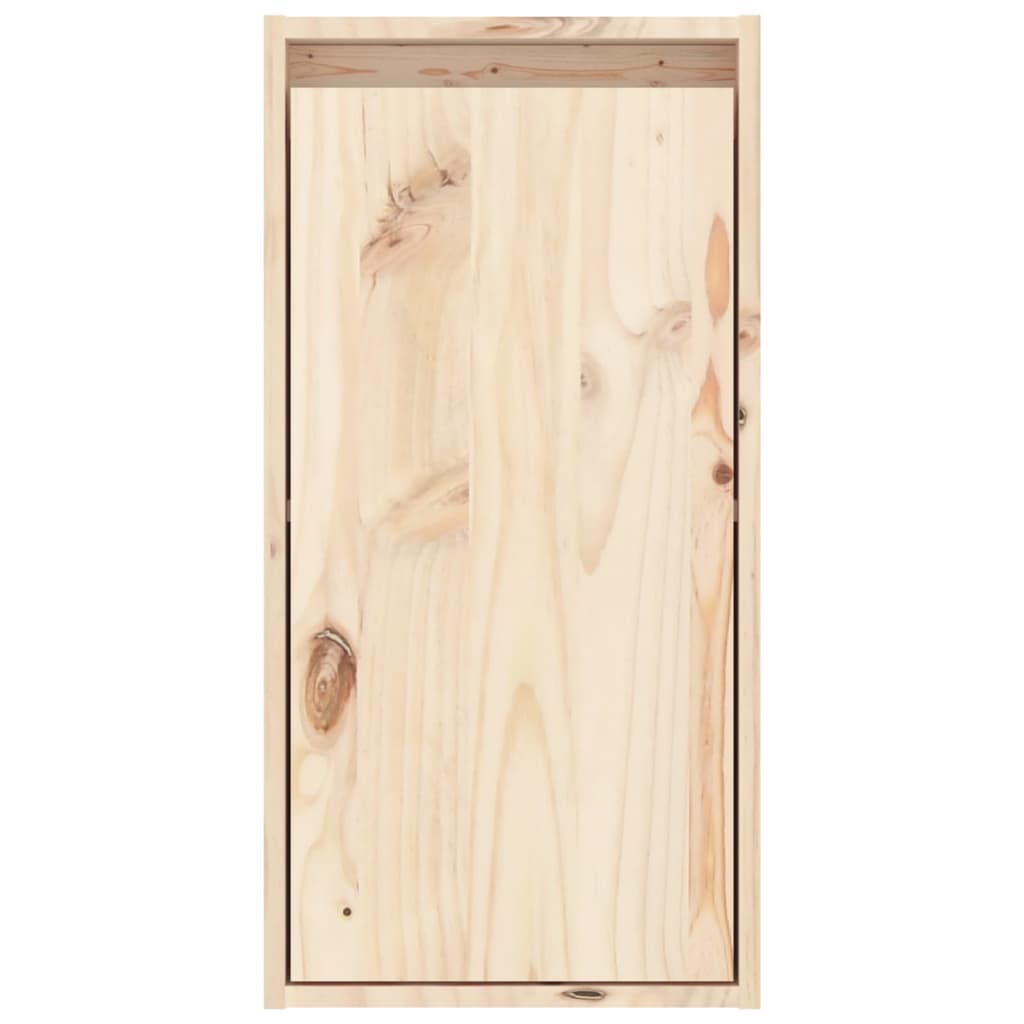 Wandkasten 30X30X60 Cm Massief Grenenhout 2 Naturel