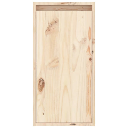 Wandkasten 30X30X60 Cm Massief Grenenhout 2 Naturel
