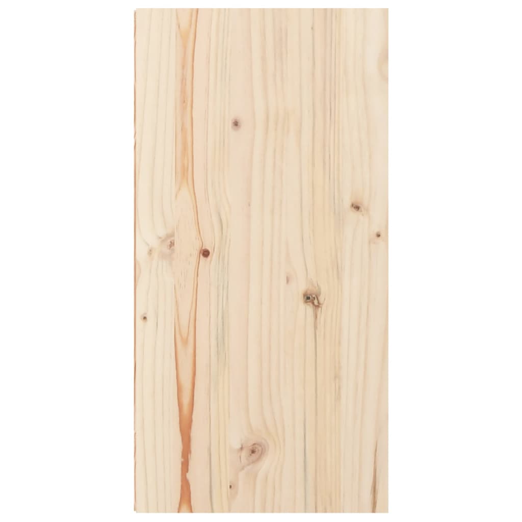 Wandkasten 30X30X60 Cm Massief Grenenhout 2 Naturel