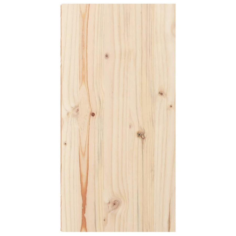 Wandkasten 2 St 30X30X60 Cm Massief Grenenhout