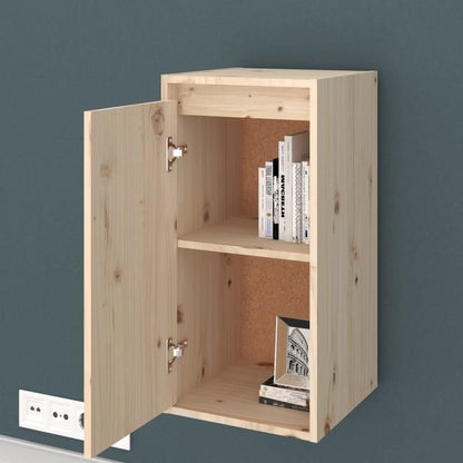 Wandkasten 30X30X60 Cm Massief Grenenhout 2 Naturel