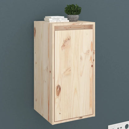 Wandkasten 30X30X60 Cm Massief Grenenhout 2 Naturel
