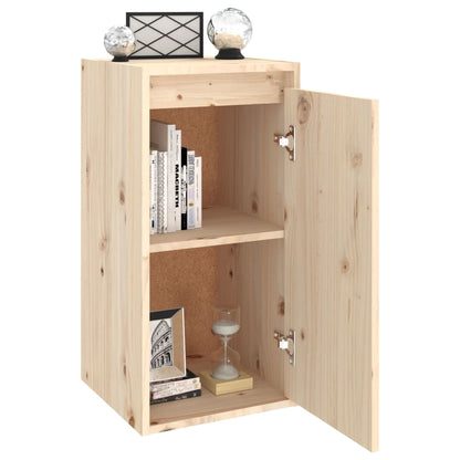 Wandkasten 30X30X60 Cm Massief Grenenhout 2 Naturel