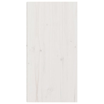 Wandkasten 2 st 30x30x60 cm massief grenenhout wit 2 Wit