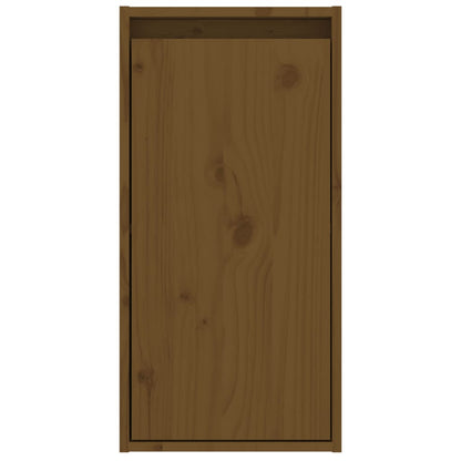 Wandkast 30x30x60 cm massief grenenhout honingbruin 1 Honingbruin