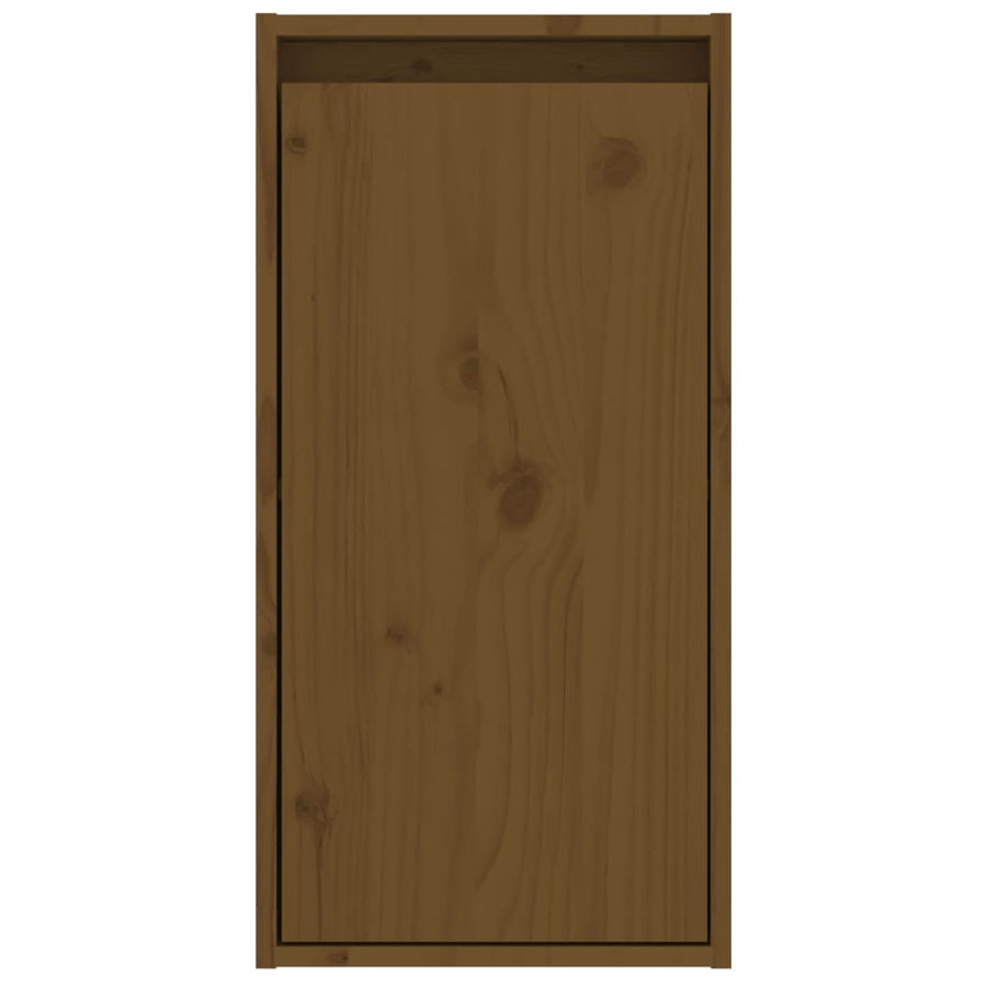 Wandkast 30x30x60 cm massief grenenhout honingbruin 1 Honingbruin
