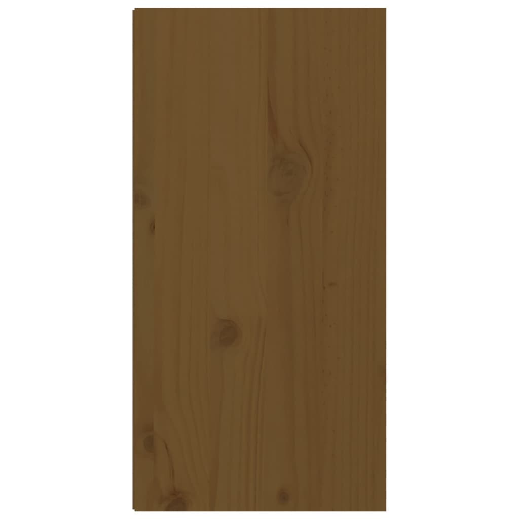 Wandkast 30x30x60 cm massief grenenhout honingbruin 1 Honingbruin