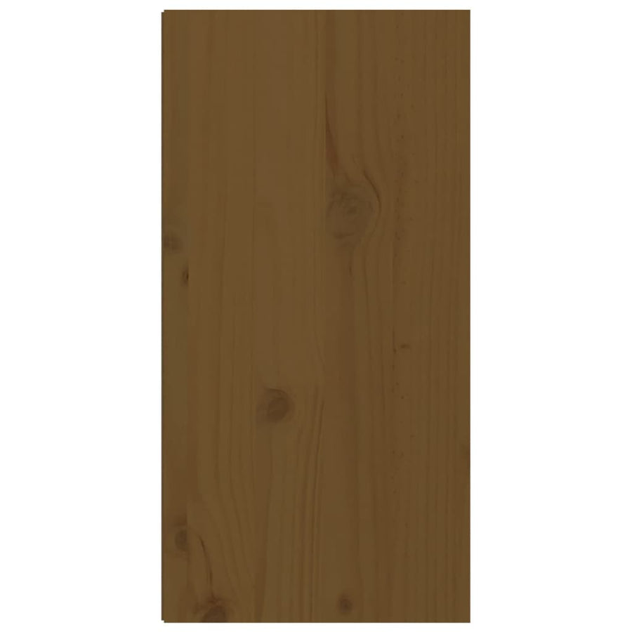 Wandkast 30x30x60 cm massief grenenhout honingbruin 1 Honingbruin