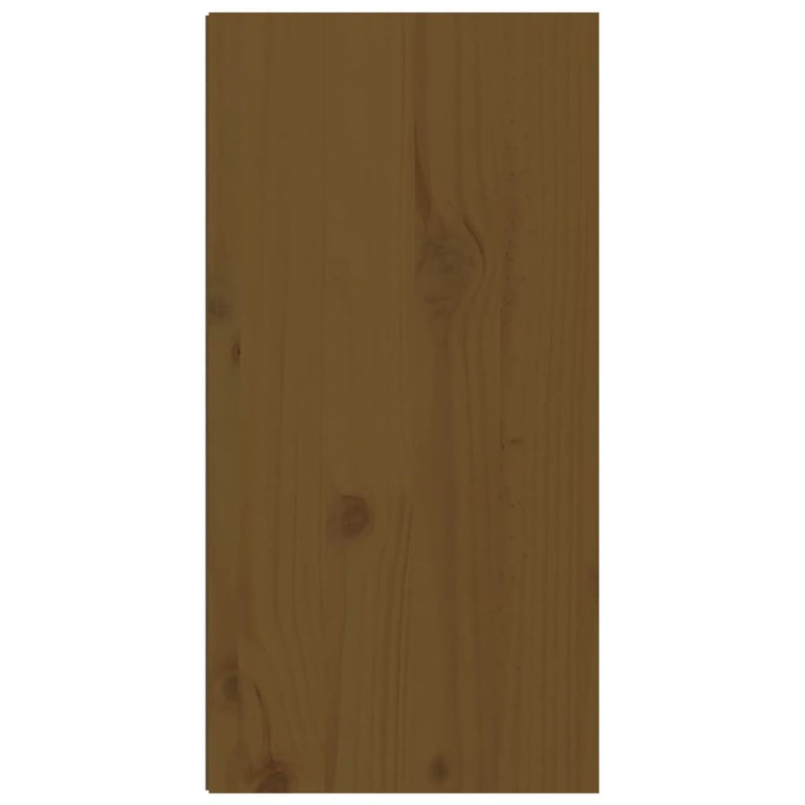 Wandkasten 2 st 30x30x60 cm massief grenenhout honingbruin 2 Honingbruin