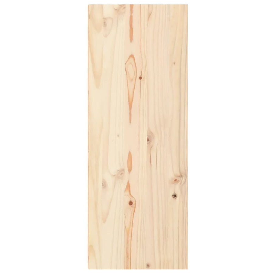 Wandkast 30X30X80 Cm Massief Grenenhout 1 Naturel