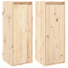 Wandkasten 30X30X80 Cm Massief Grenenhout 2 Naturel