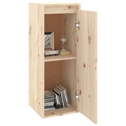 Wandkasten 30X30X80 Cm Massief Grenenhout 2 Naturel