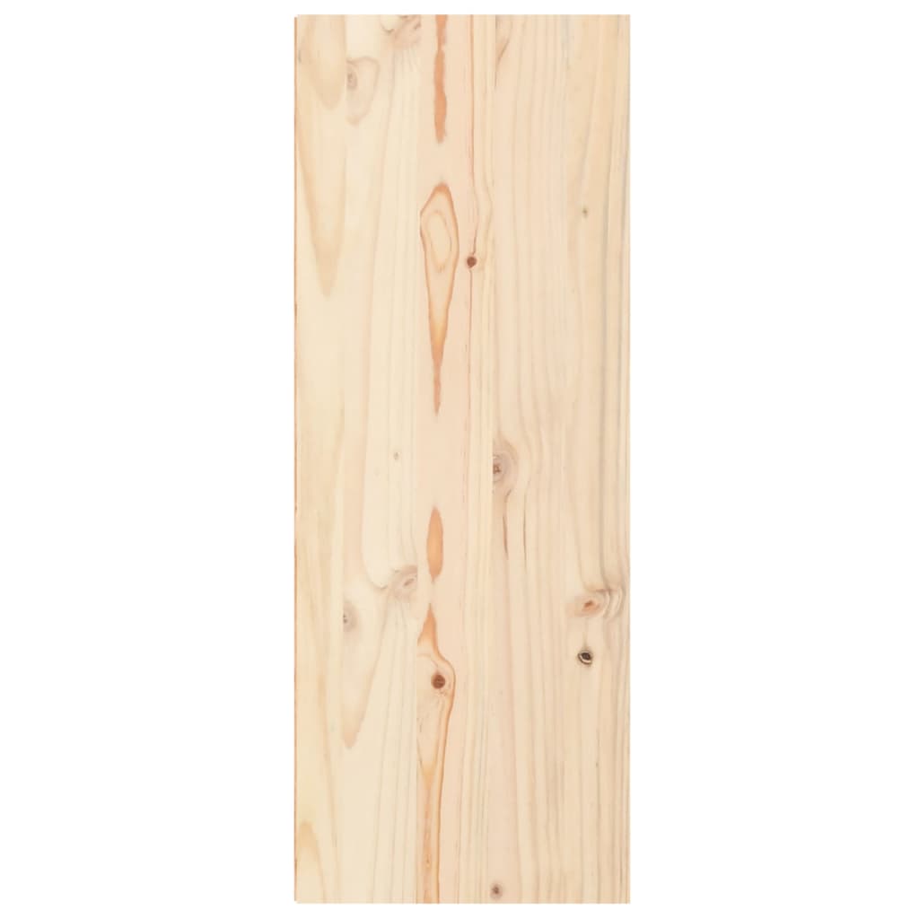 Wandkasten 30X30X80 Cm Massief Grenenhout 2 Naturel