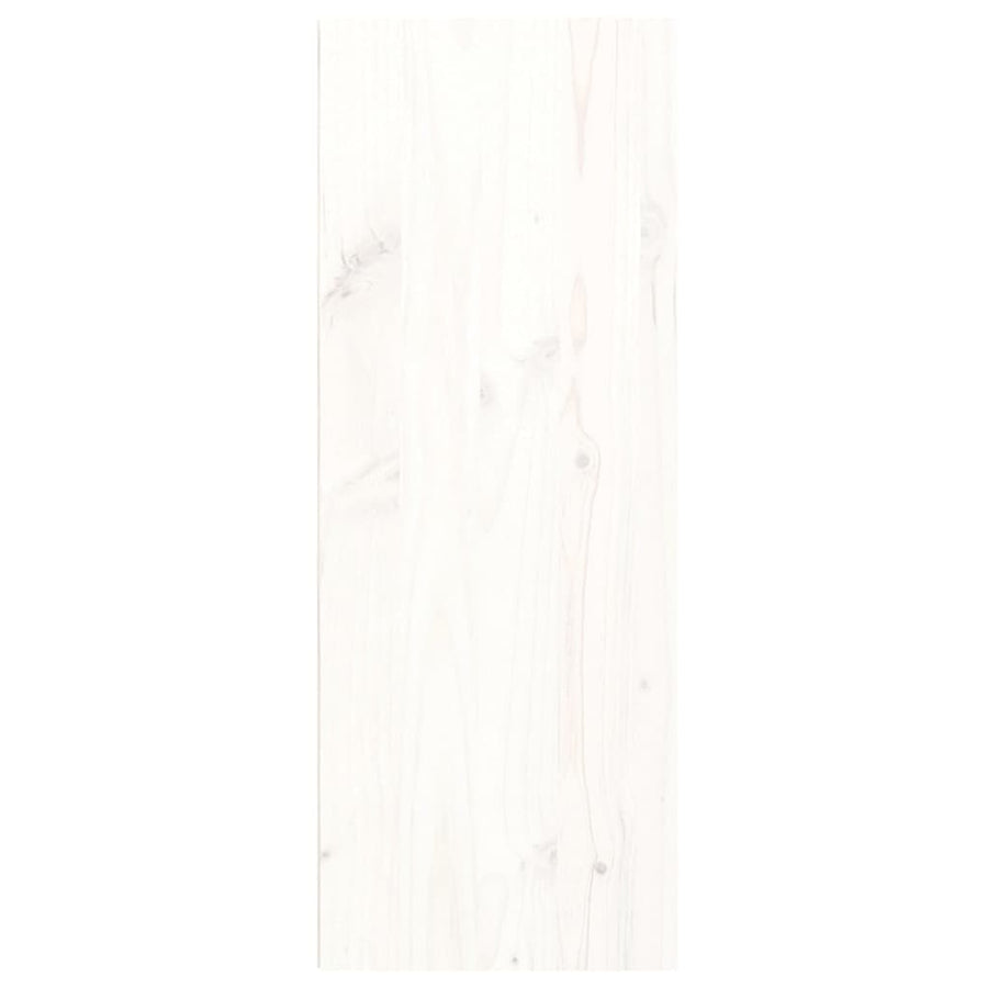 Wandkasten 30X30X80 Cm Massief Grenenhout 2 Wit