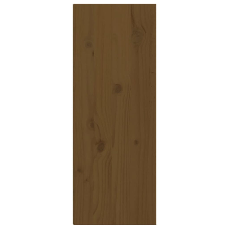 Wandkasten 30X30X80 Cm Massief Grenenhout 2 Honingbruin
