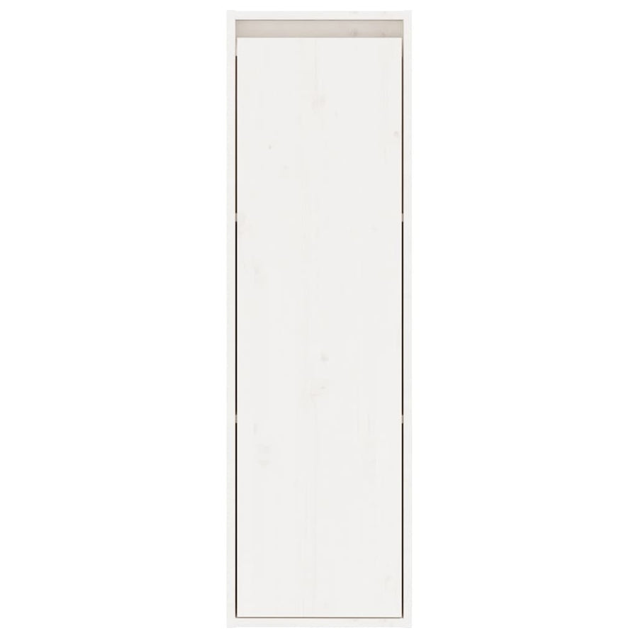 Wandkasten 30X30X100 Cm Massief Grenenhout 2 Wit