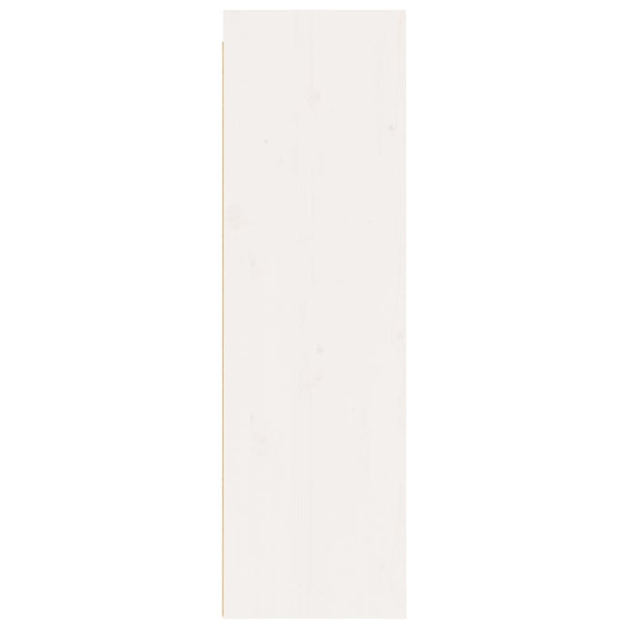 Wandkasten 30X30X100 Cm Massief Grenenhout 2 Wit