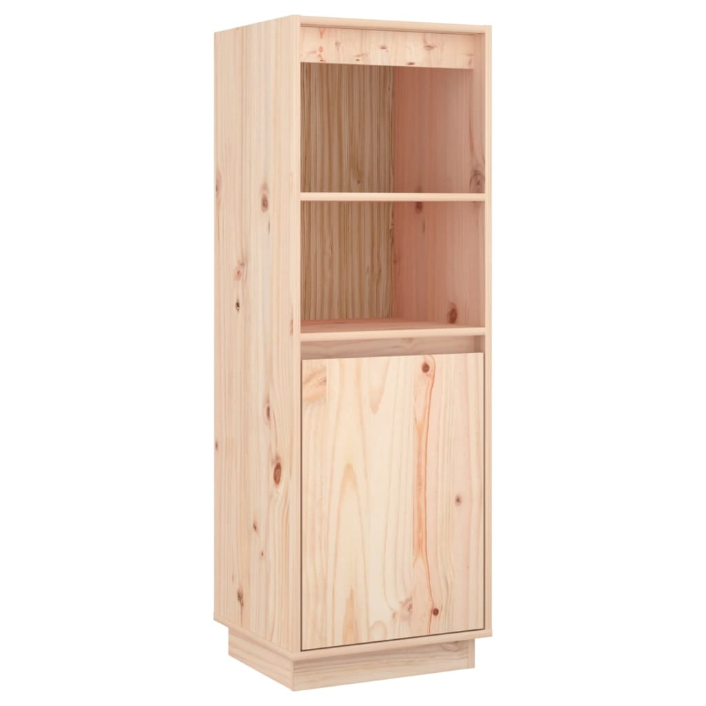 Hoge Kast 37X34X0 Cm Massief Grenenhout Naturel
