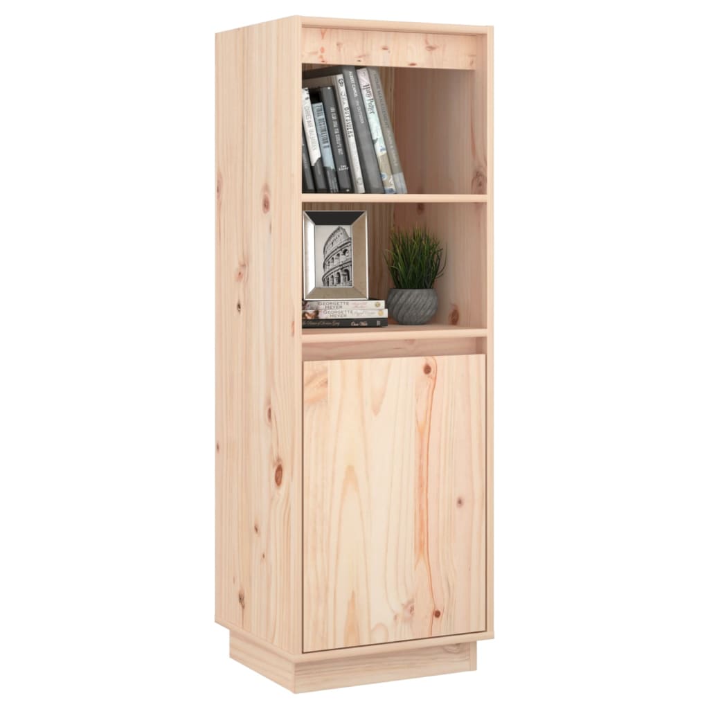 Hoge Kast 37X34X0 Cm Massief Grenenhout Naturel