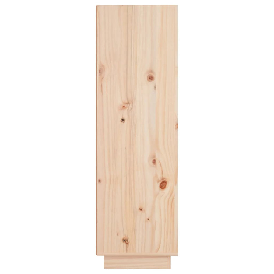 Hoge Kast 37X34X0 Cm Massief Grenenhout Naturel