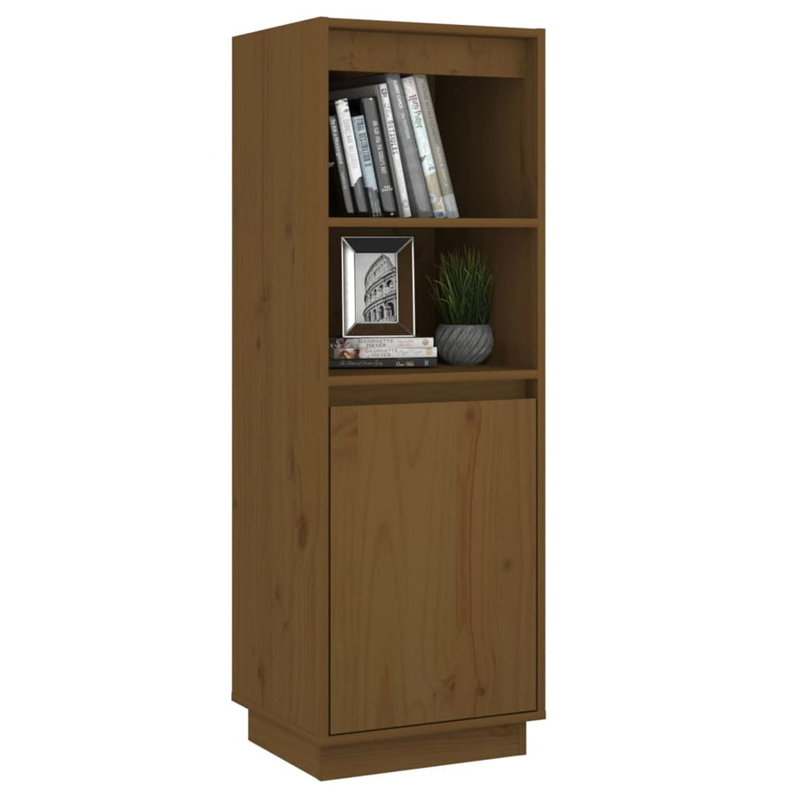 Hoge kast 37x34x110 cm massief grenenhout honingbruin Honingbruin