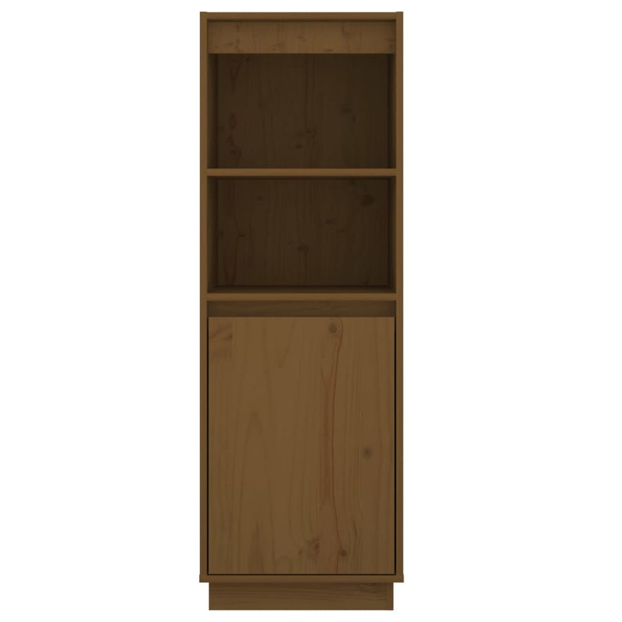 Hoge kast 37x34x110 cm massief grenenhout honingbruin Honingbruin