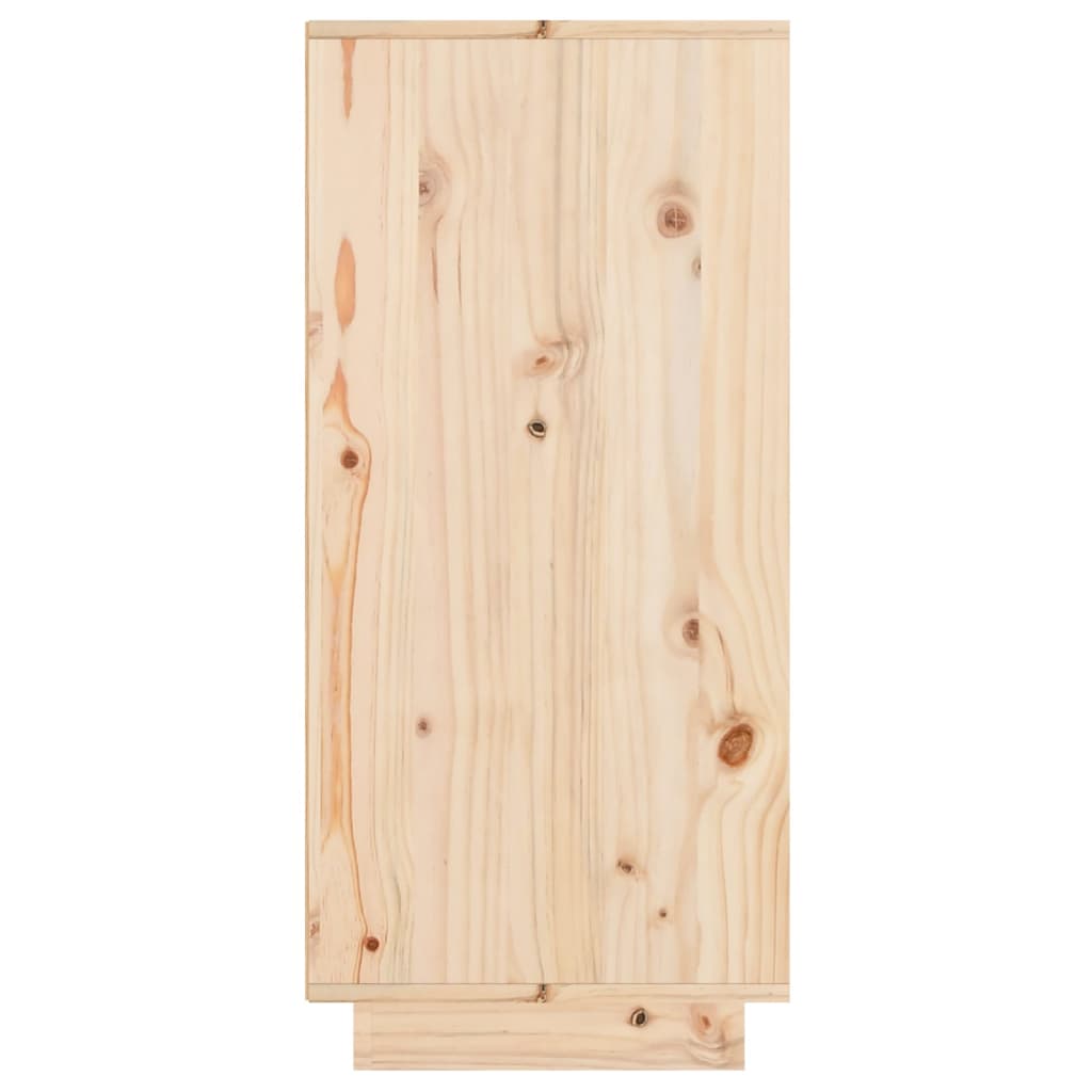 Dressoir 60X34X75 Cm Massief Grenenhout Naturel