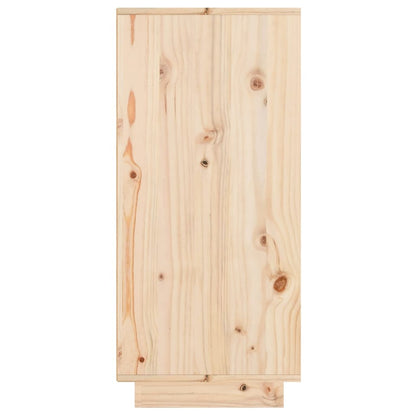 Dressoir 60X34X75 Cm Massief Grenenhout Naturel