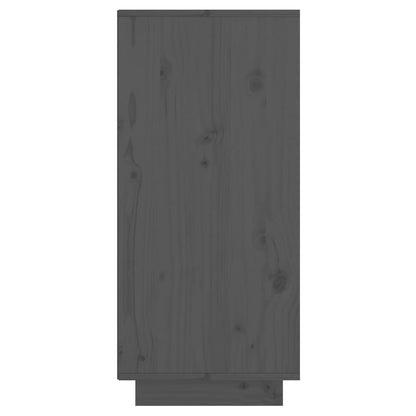 Dressoir 60X34X75 Cm Massief Grenenhout Grijs
