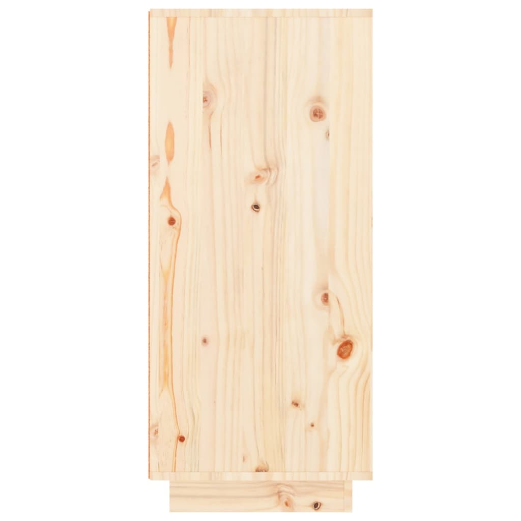 Schoenenkast 60X35X80 Cm Massief Grenenhout