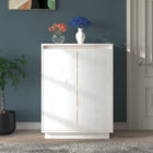 Shoe Cabinet 60x35x80 cm Solid Pine Wood White