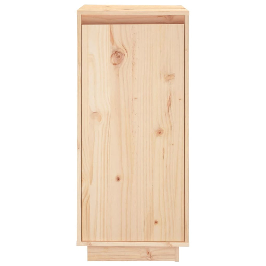 Schoenenkast 35X35X80 Cm Massief Grenenhout Naturel