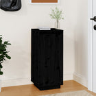Shoe cabinet 35x35x80 cm solid pine black