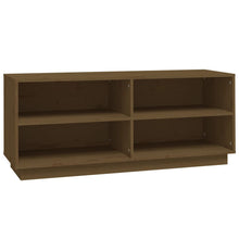 Schoenenkast 0X34X45 Cm Massief Grenenhout Honingbruin