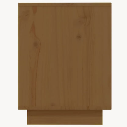 Schoenenkast 0X34X45 Cm Massief Grenenhout Honingbruin