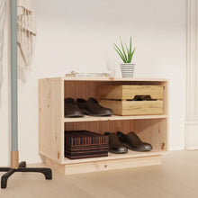 Schoenenkast 60X34X45 Cm Massief Grenenhout Naturel