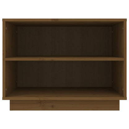 Schoenenkast 60X34X45 Cm Massief Grenenhout Honingbruin