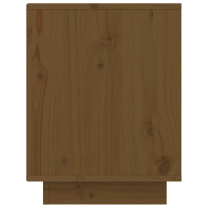 Schoenenkast 60X34X45 Cm Massief Grenenhout Honingbruin