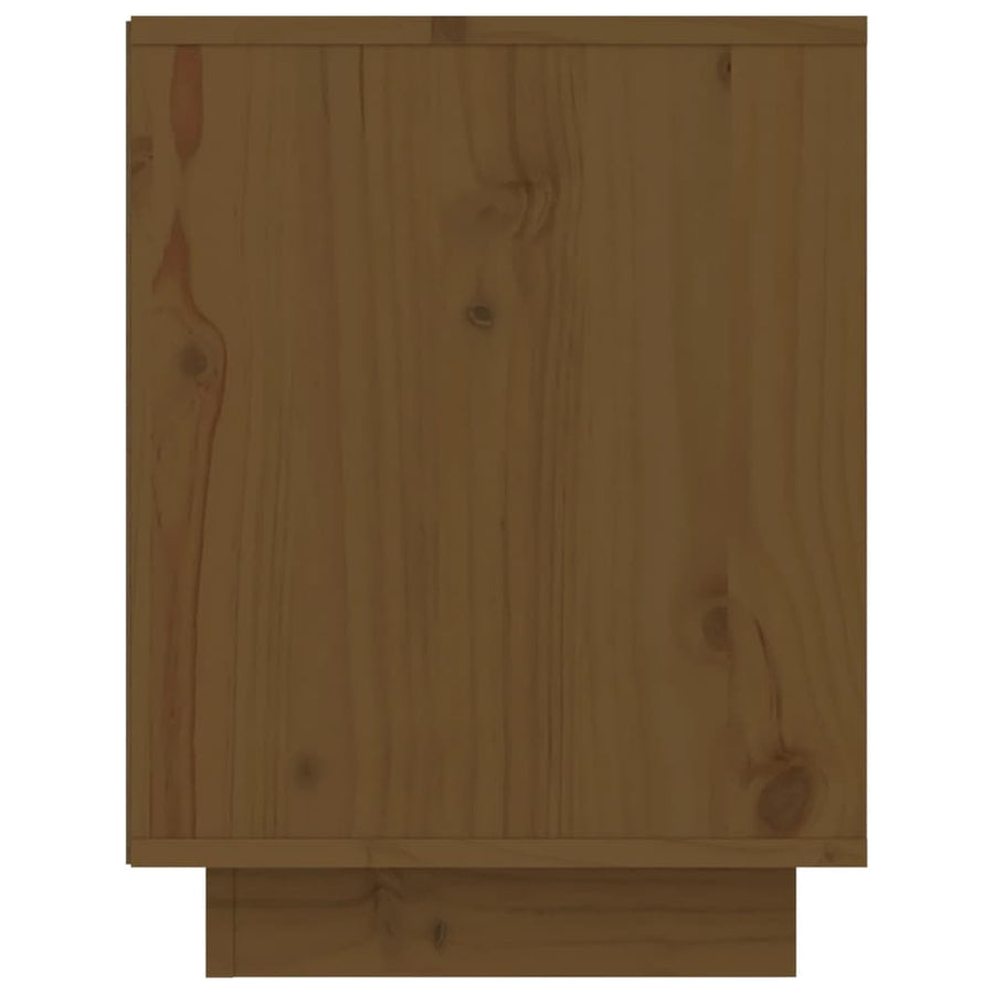 Schoenenkast 60X34X45 Cm Massief Grenenhout Honingbruin