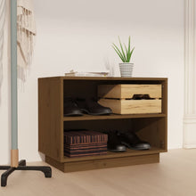 Schoenenkast 60X34X45 Cm Massief Grenenhout Honingbruin