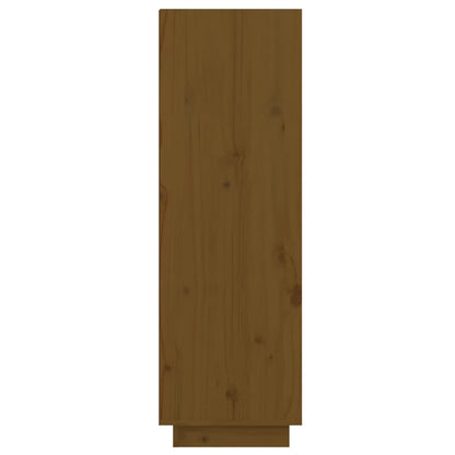 Schoenenkast 60X34X05 Cm Massief Grenenhout Honingbruin