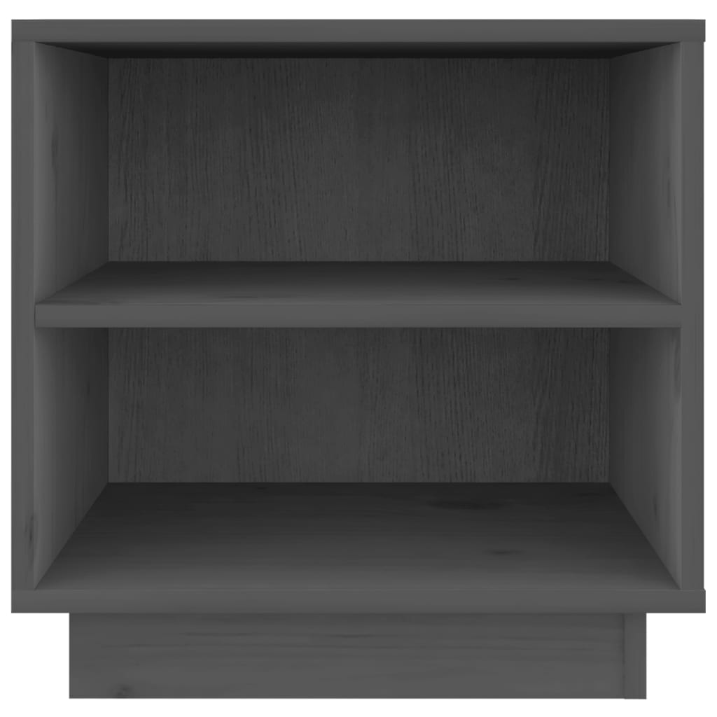 Nachtkastjes 40X34X40 Cm Massief Grenenhout 2 Grijs
