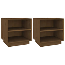 Nachtkastjes 40X34X40 Cm Massief Grenenhout 2 Honingbruin