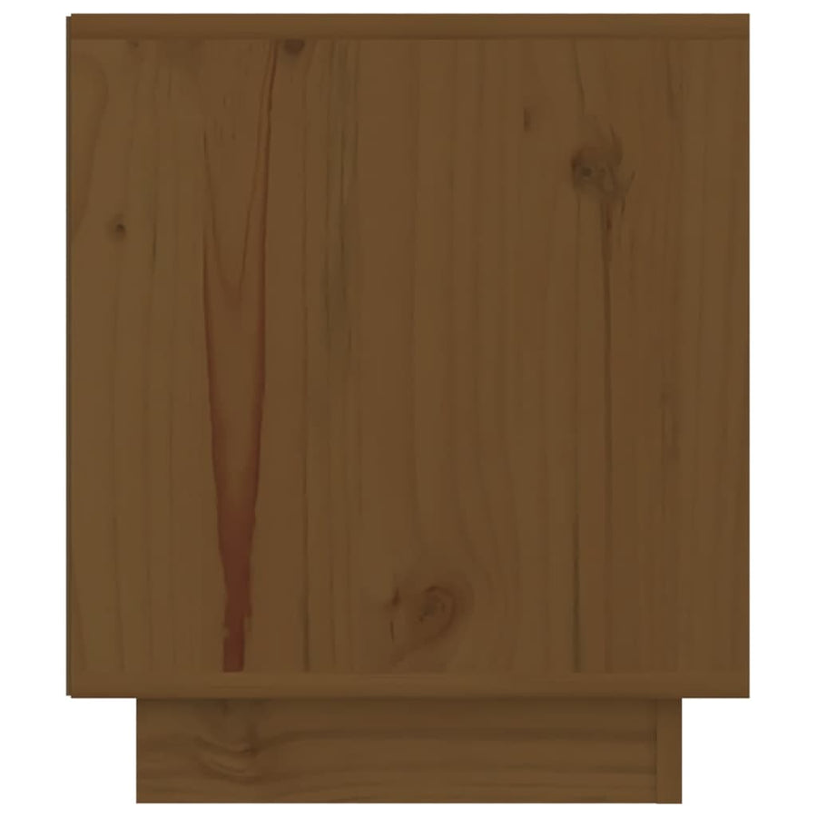 Nachtkastjes 40X34X40 Cm Massief Grenenhout 2 Honingbruin