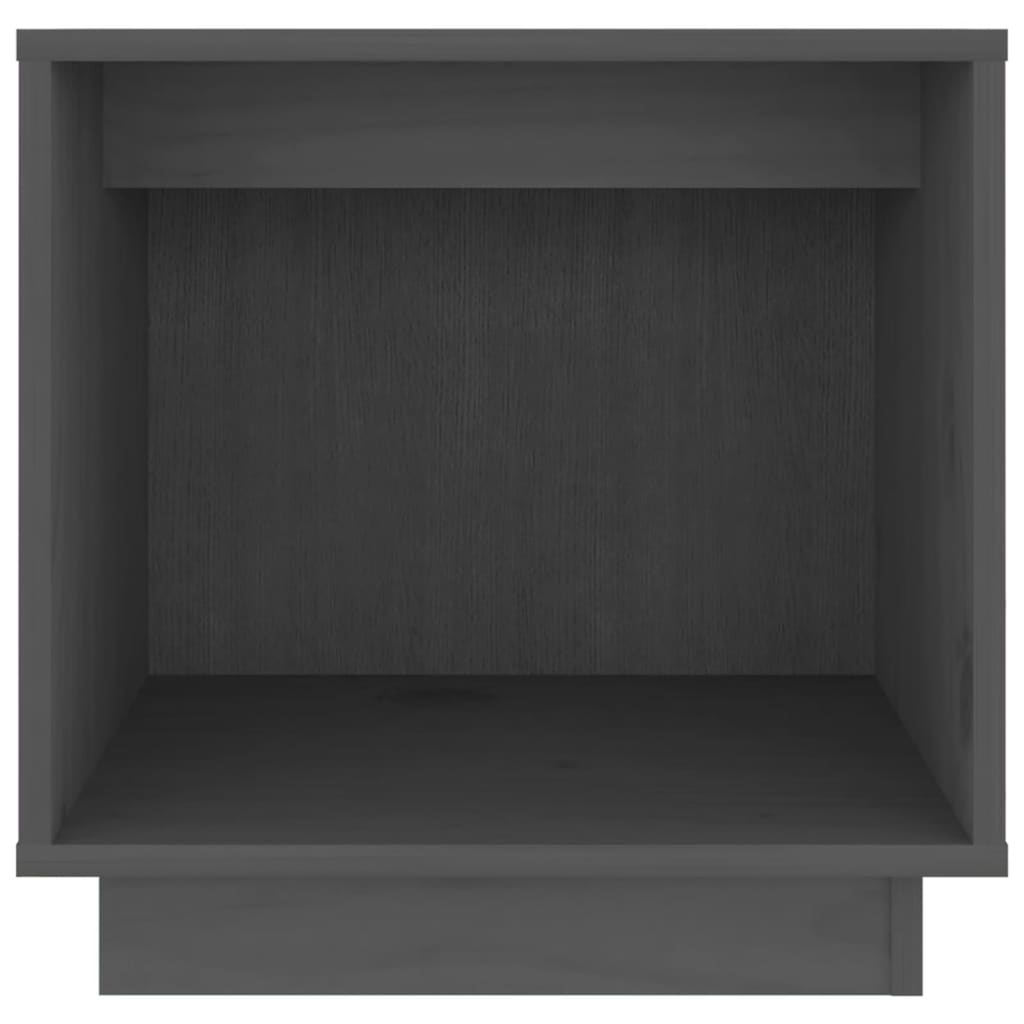 Nachtkastjes 40X30X40 Cm Massief Grenenhout 2 Grijs