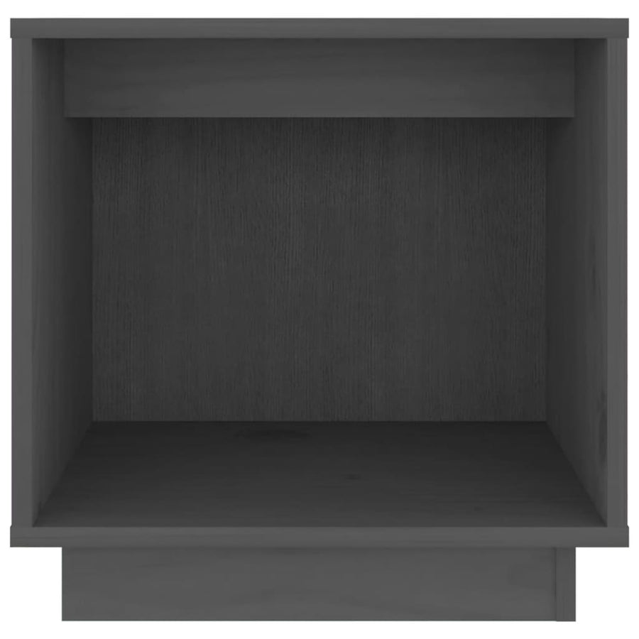 Nachtkastjes 40X30X40 Cm Massief Grenenhout 2 Grijs